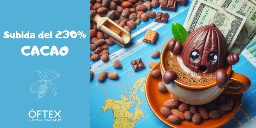 Aumento del precio del cacao en el mundo